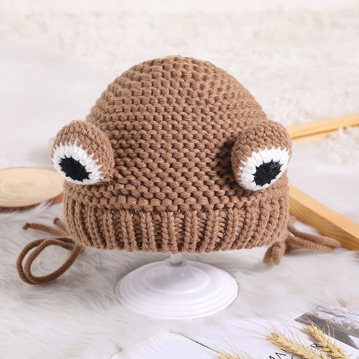 Wholesale Winter Baby Knitted Hat Thickened Wool Hat For Boys Cute Baby Accessories Autumn/winter Boys Knitted