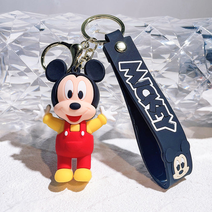 Wholesale Christmas Cartoon Anime Silicone Keychain JDC-KC-Qiwei034