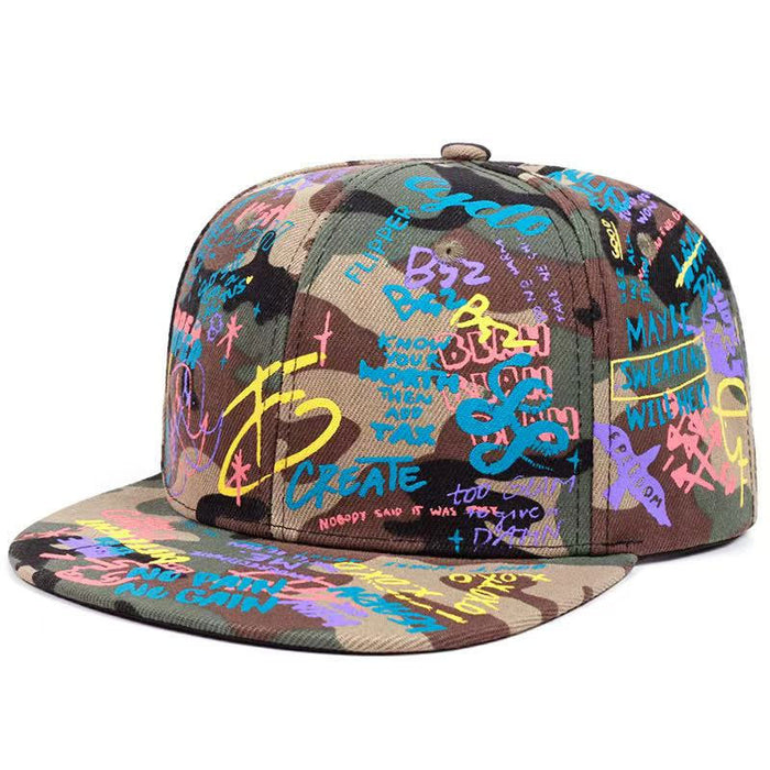 Wholesale Colorful Graffiti Hip-Hop Baseball Cap