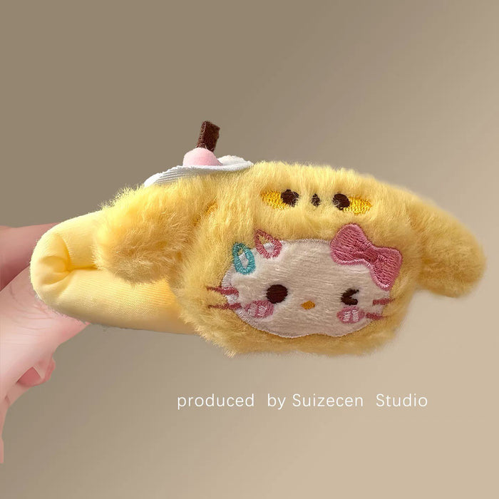 Wholesale Cute cartoon animal plush hair clips