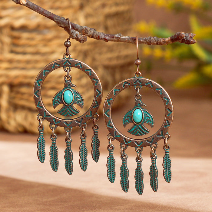 Wholesale Geometric Alloy Tassel Earrings for Women Party Wear Fashion Accessory MOQ≥2