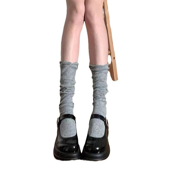 Wholesale Socks ballet style pile socks long tube socks