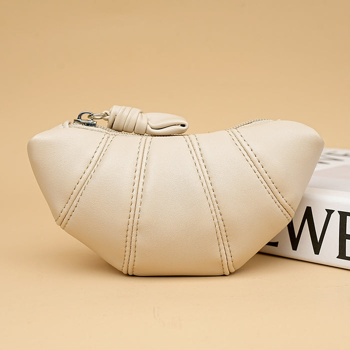 Wholesale Tote Niche Textures and Praise Dumpling  Coin Purse Women's  Solid Color