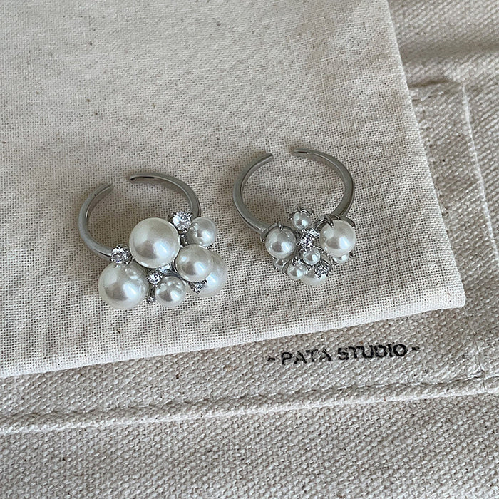 Wholesale Starry Sky Metal and Pearl Ring
