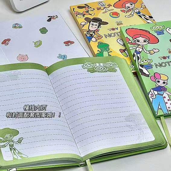 Wholesale Cartoon B6 Notebook PU Cover Lined Pages Student Writing Pad