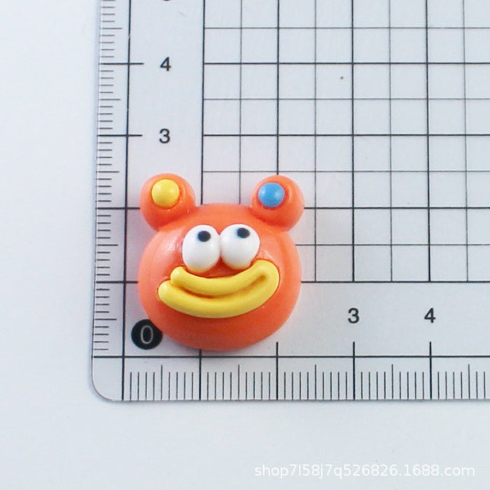 Wholesale Big Eyed Explosive Hair Monster Epoxy Cream Glue Phone Case Handmade Hairpin Accessories