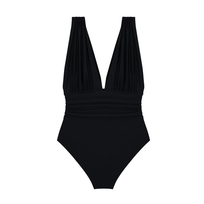 Wholesale One-piece bikini swimsuit two-piece set with split steel support swimsuit