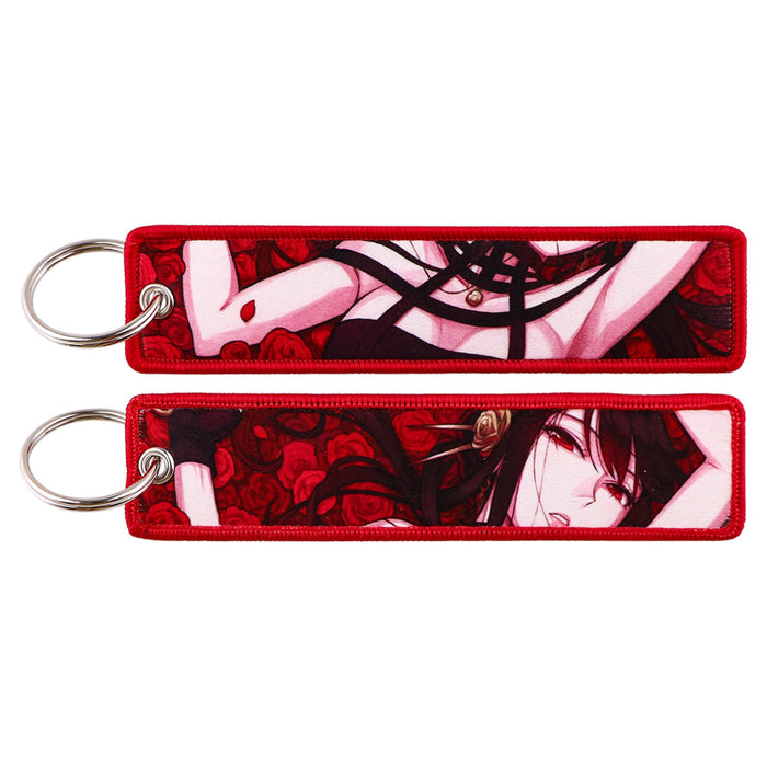 Wholesale Anime Keychain  Lanyard Fabric Anime Peripherals