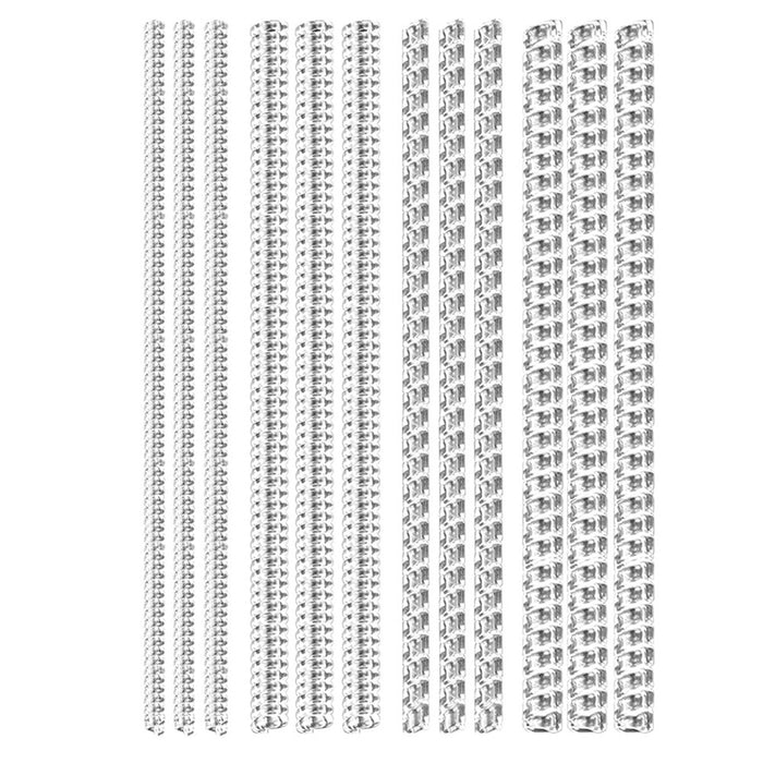 Wholesale Gold transparent plastic invisible ring size spring rope transparent ring adjuster