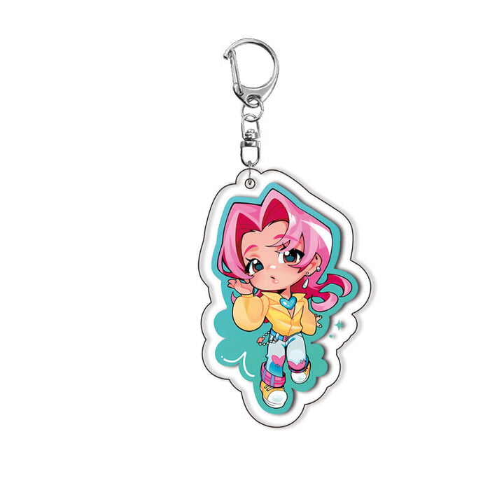 Wholesale Layered Acrylic Keychain Anime Merchandise Pendant