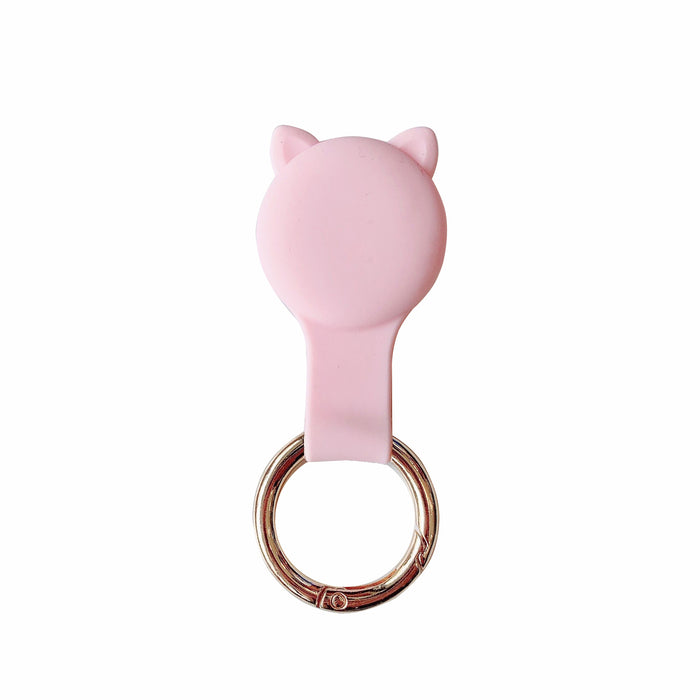 Wholesale PVC Tracking Anti-lost Artifact Soft Bear Ears Protective Cover Keychain JDC-KC-BLT001