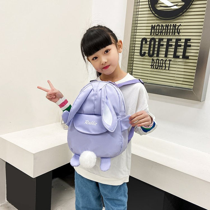 Wholesale College Style Cute Cute Funny Personality Rabbit Ears Soft Girl Student Backpack Pink and Tender Girl Backpack JDC-BP-SS002