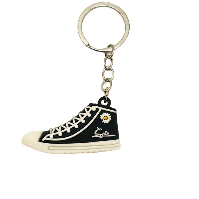 Wholesale PVC Cartoon Daisy Shoe Keychain JDC-KC-XiangY061