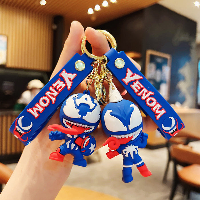 Wholesale Cartoon Silicone Doll Keychain JDC-KC-MingT189