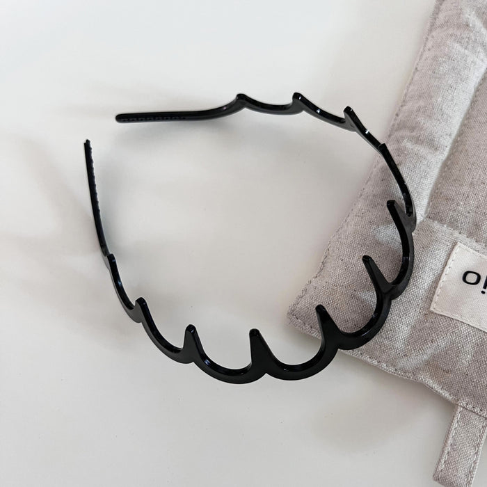 Wholesale Toothed Wave Hair Hoop New Simple Retro Headband Wash Face Anti slip Pressure Hair Clip Hair Accessories