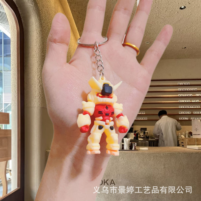 Wholesale Keychain Backpack Keychain Guardian Mech Doll Couple Pendant Gift