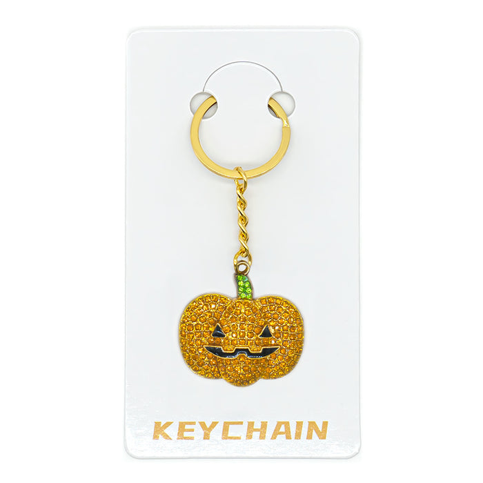 Wholesale Cartoon Christmas Metal Keychain Bag Charm Cute Holiday Gift Accessory