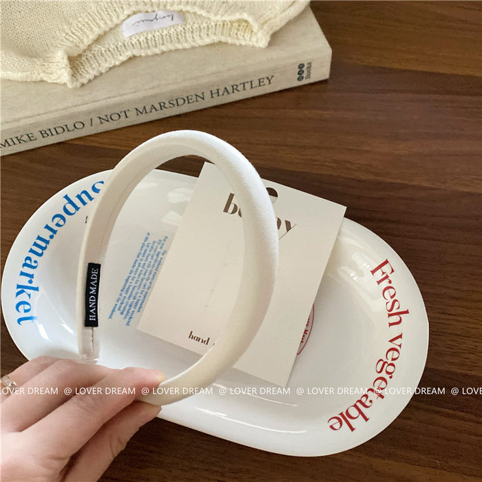 Wholesale Texture fabric sponge headband cute headband versatile hair accessory