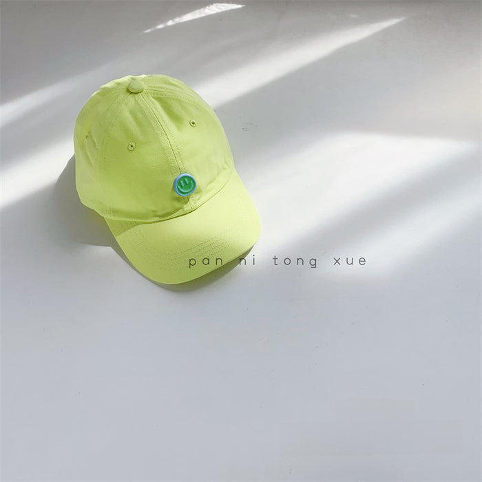 Wholesale Smiling Children's Baseball Hat Outdoor Leisure Versatile Sunscreen Hat Sunshade Hat
