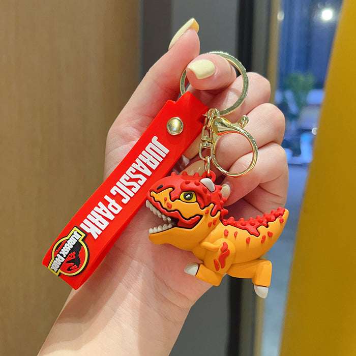 Wholesale Dinosaur Keychain Cartoon Figurine Car Key Ring