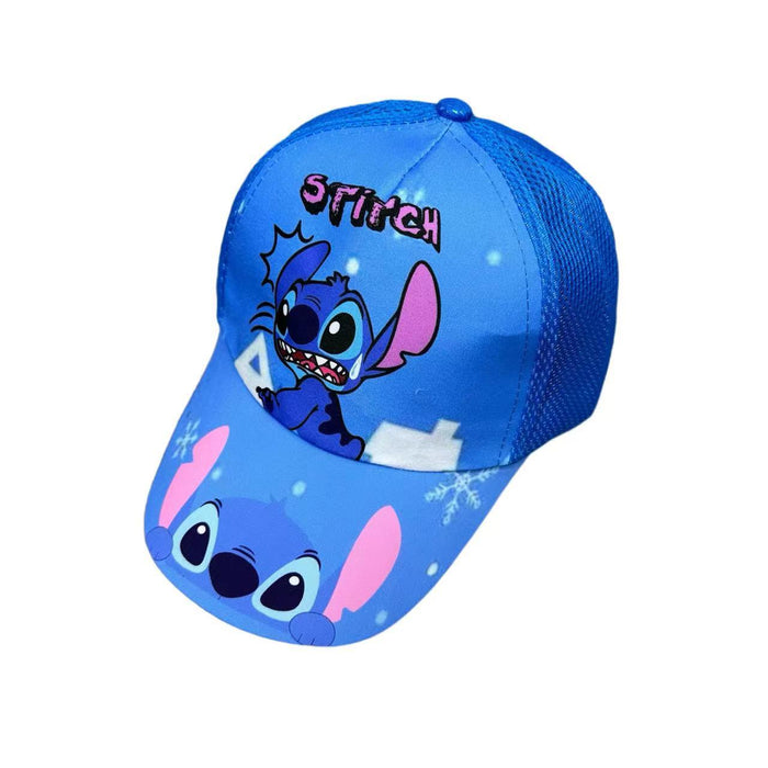 Wholesale Cartoon print baseball cap thin mesh cap for children