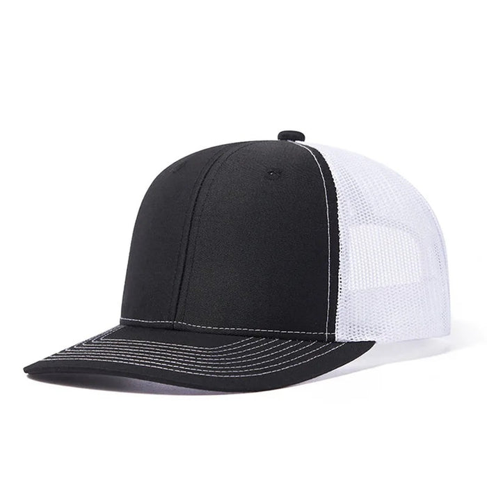 Wholesale Khaki pure color light board duckbill cap with wide brim and breathable mesh baseball cap