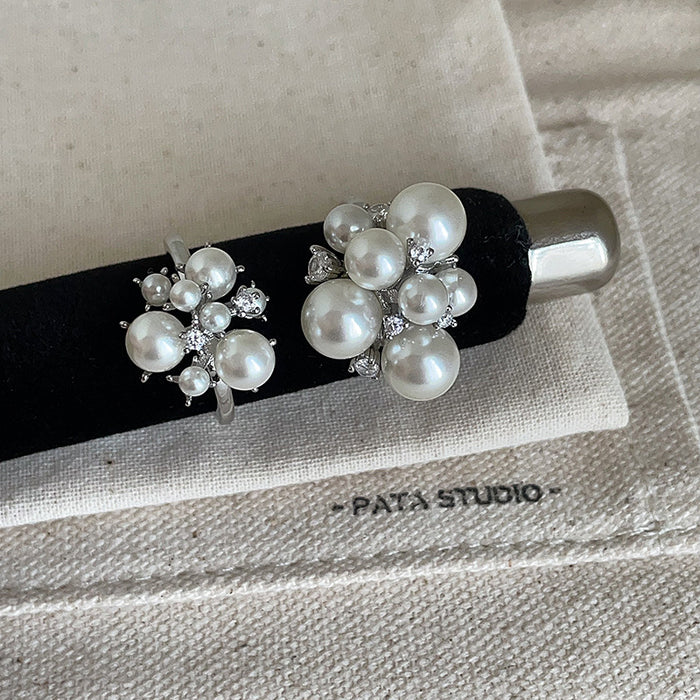 Wholesale Starry Sky Metal and Pearl Ring