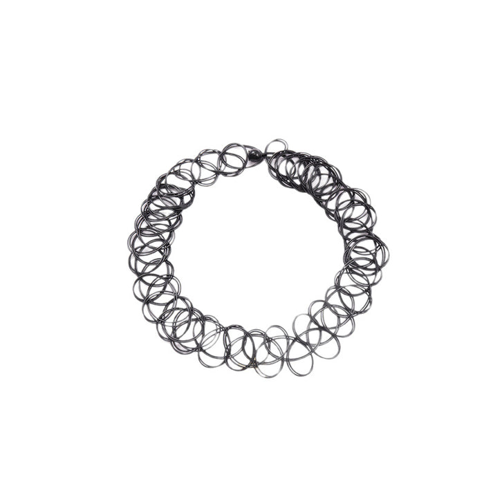 Wholesale 2pcs pearl fishing line tattoo choker necklace