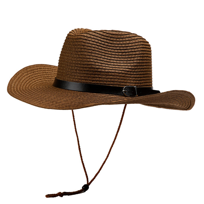 Wholesale Eaves sunshade straw hat, breathable sunshade hat, outdoor foldable sun hat