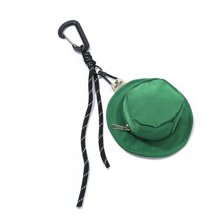 Wholesale Mini Bucket Hat Headphone Bag Storage Bag Canvas Key Bag JDC-KC-ZhiYa004