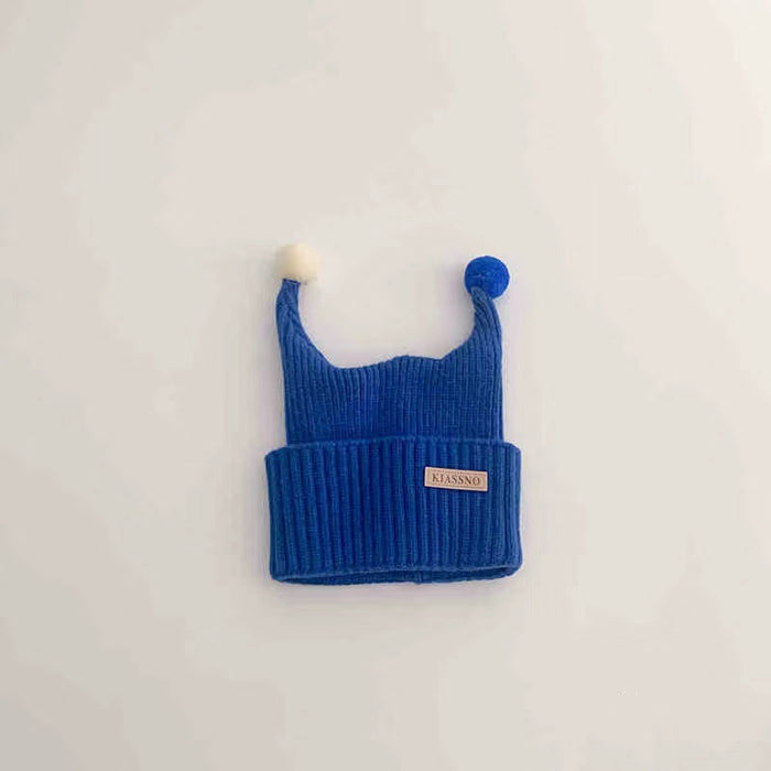 Wholesale Children' s Hat Winter Baby Wool Hat Knitted Christmas Warm
