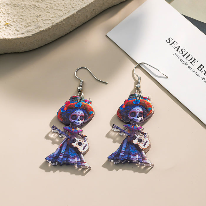 Wholesale Gothic Punk Acrylic  Earrings Perfect Gift for Party and  Friends