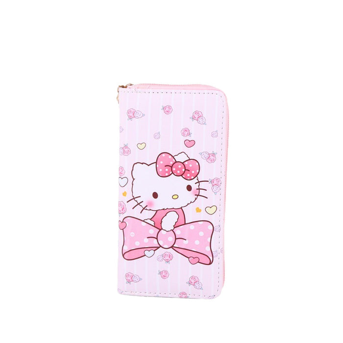Wholesale Cute Cartoon Long Zipper Multi-Layer Wallet with PU Digital Print