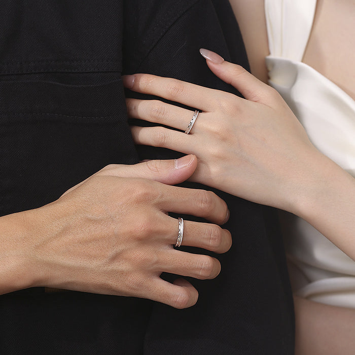 Wholesale Star Couple Pair Ring, niche creative fashion ring design