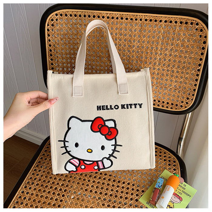 Wholesale Corduroy Cartoon Handy Cosmetic bag JDC-CB-Lihong001