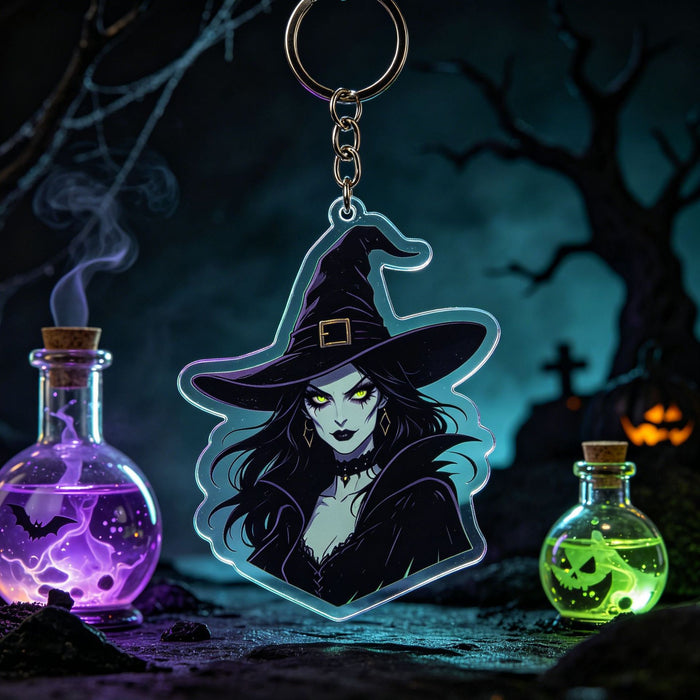 Wholesale Acrylic  Keychain Dark Style Devil Witch Werewolf Horror Pendant Decorative MOQ:2
