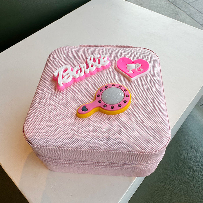 Wholesale Portable letter  Jewelry Box ins style sweet cute travel stud earrings necklace jewelry storage box