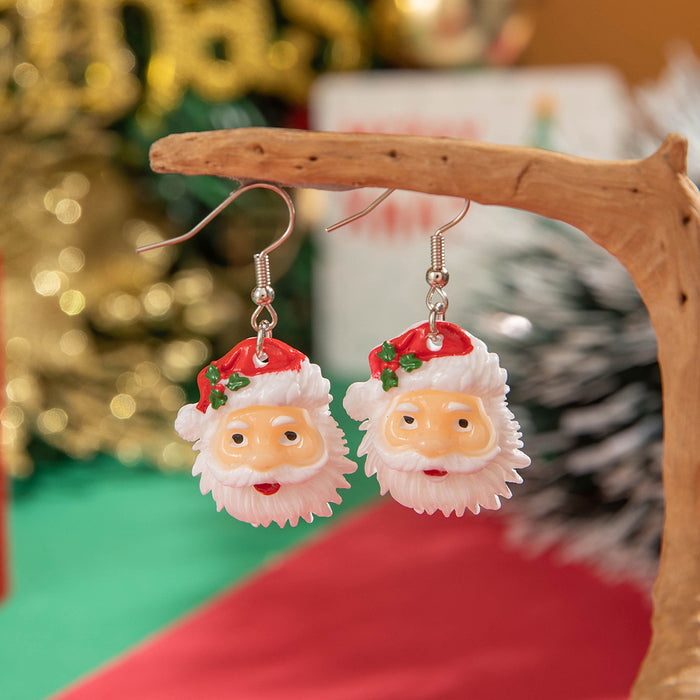 Wholesale Christmas Alloy Cartoon  Earrings Fashion Gift for Women MOQ≥2