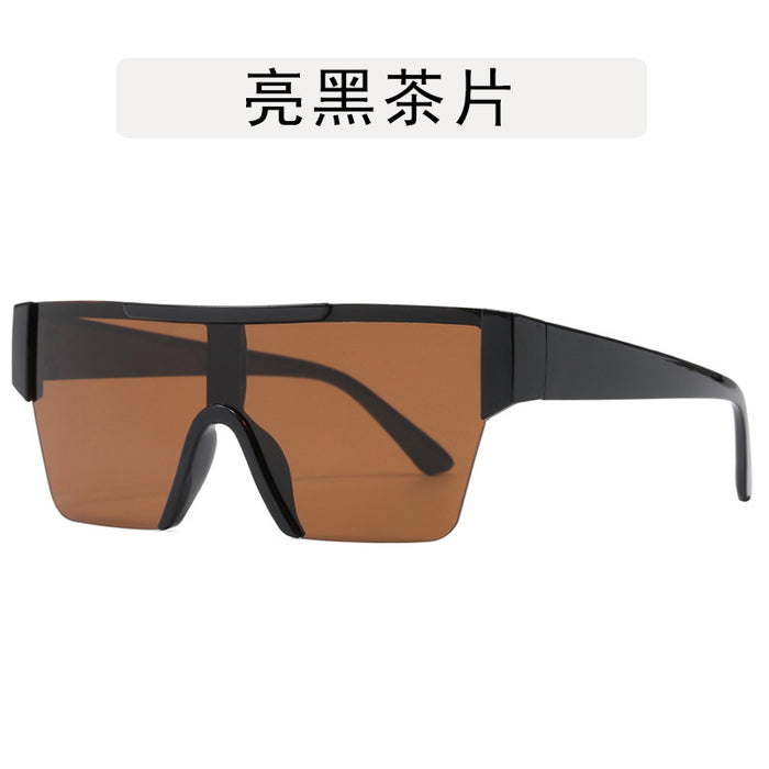 Wholesale Fashion cycling sunglasses, outdoor windproof large frame glasses, street photography, high-end sun shading sunglasses