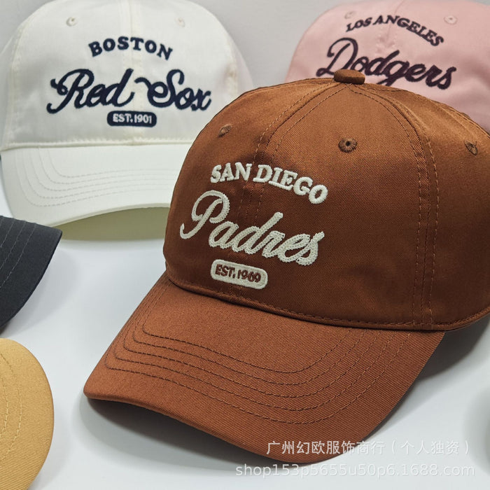 Wholesale Embroidered baseball sunshade hat with letters