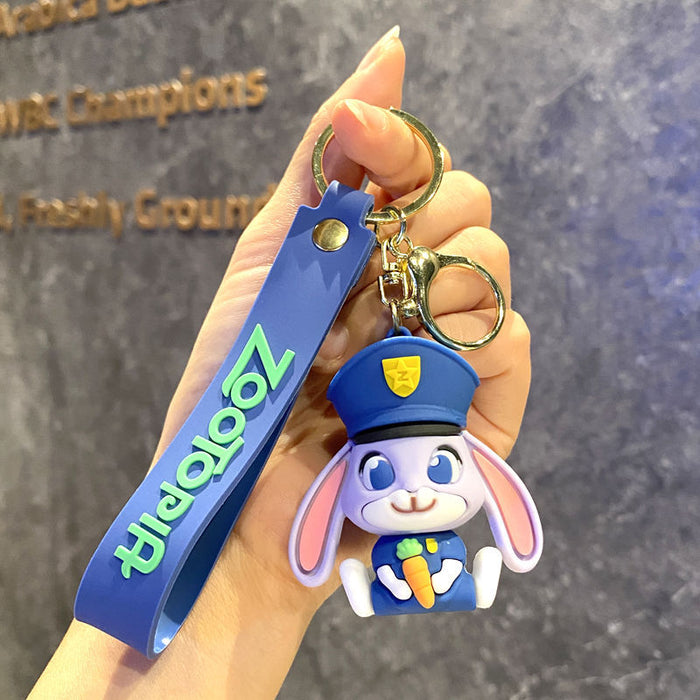 Wholesale Creative keychain, cute car keychain, men's and women's bag, couple's small pendant