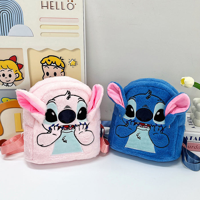 Wholesale Cute cartoon plush girl children's backpack, new student backpack
