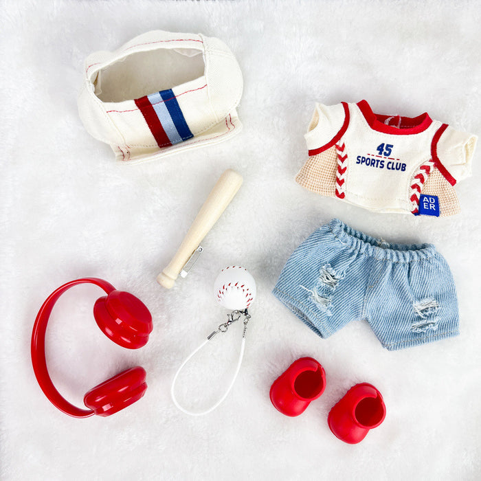 Wholesale Baby clothes accessories sportswear baseball suit blind box pendant clothes