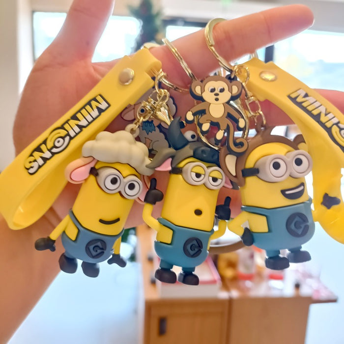 Wholesale Metal Keychain Cartoon Zodiac Design Student Gift Key Ring Accessory MOQ≥2