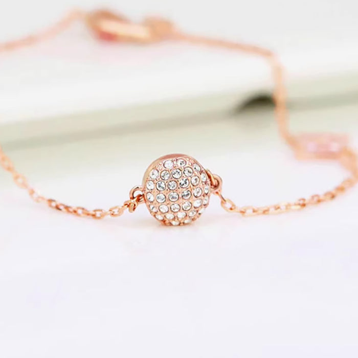 Wholesale Bracelet earrings made of elemental crystal, classic women's bracelet