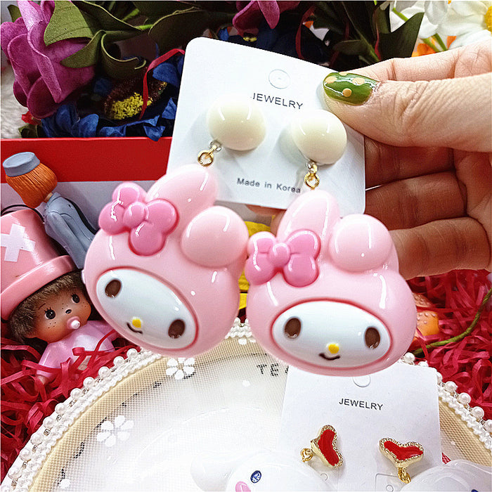 Wholesale Cartoon Resin Funny Earrings JDC-ES-Xingj053