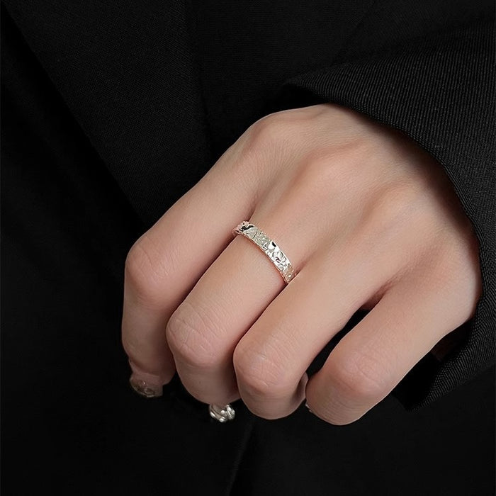 Wholesale Ice Ice Ring for Women  Ring Opening Couple's Ring Gift