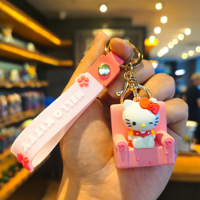 Wholesale Cartoon Doll Silicone Keychain JDC-KC-Tingm209