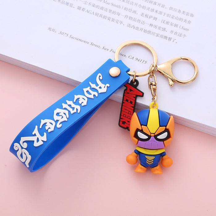 Wholesale Cute Cartoon Soft Rubber Doll Keychain JDC-KC-BoYue008