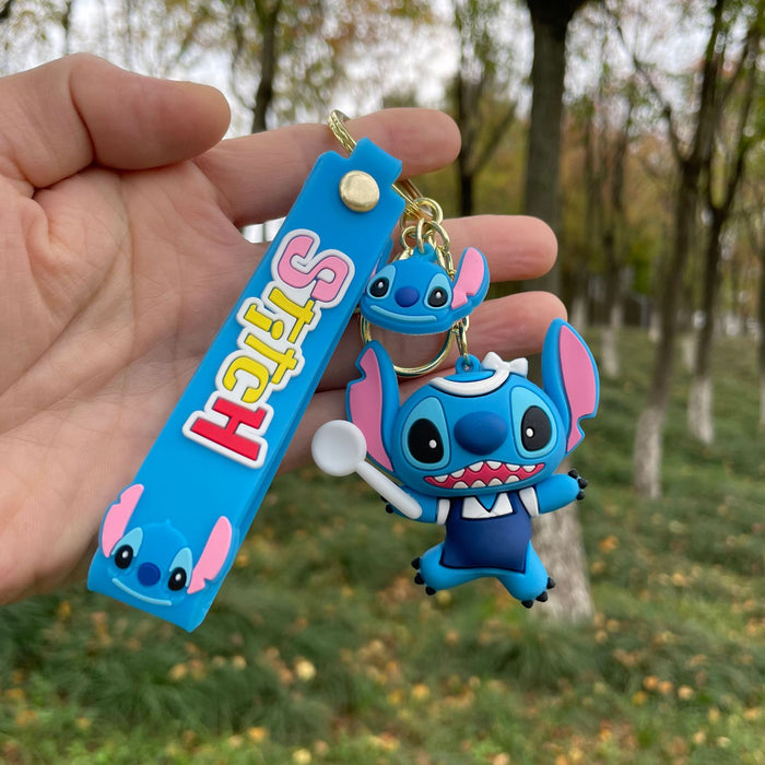 Wholesale Cartoon 3D Doll Keychain, Car Keychain, Bag Pendant